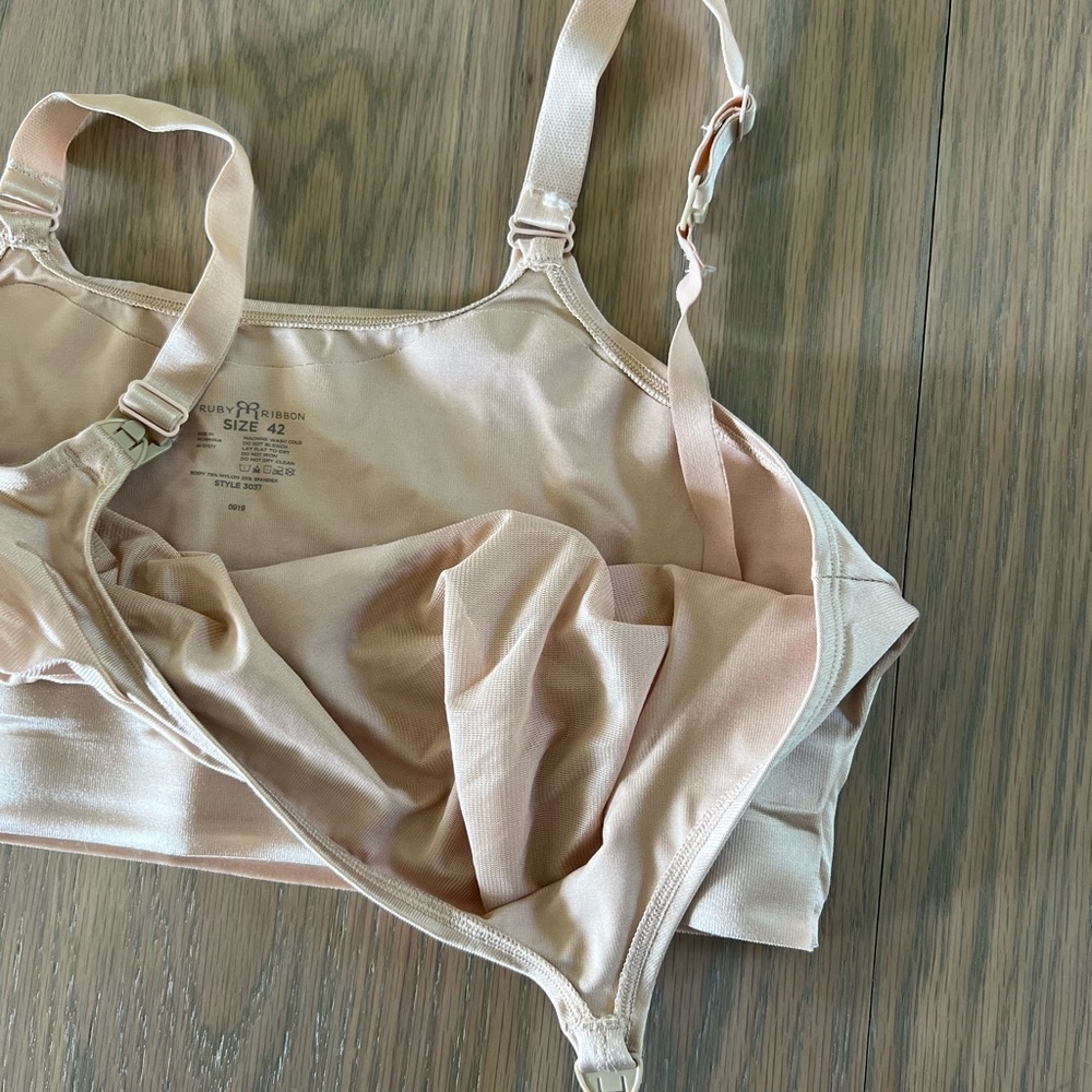 Ruby Ribbon Tan Nursing Bra - Picture 3 of 7
